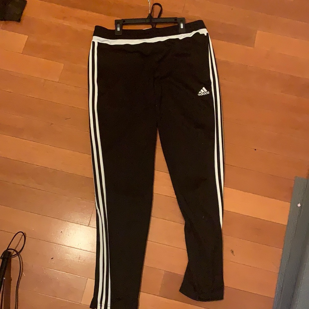 Black addidas pants!
